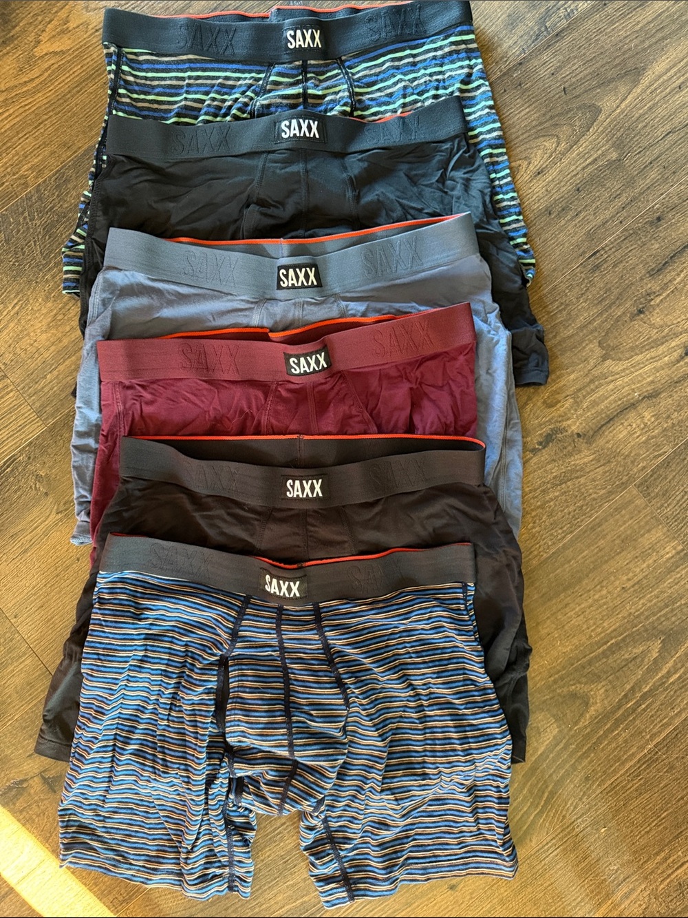 Saxx Men's Boxer 6 Brief Pack - Vibe Ultra Soft Comfort